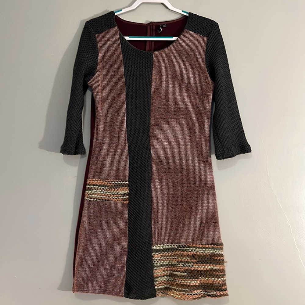 NWOT mixed media Smash! dress size large